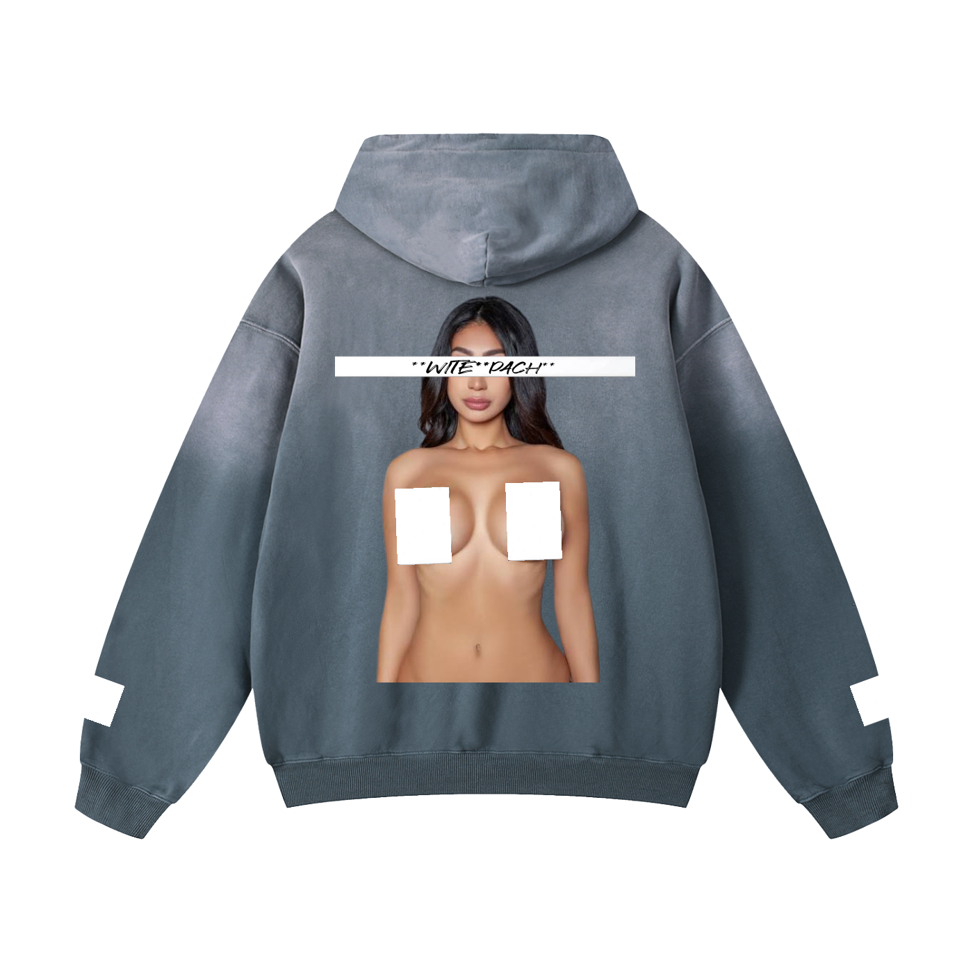 WiTEPACH Heavyweight Sunfade Oversized Hoodie