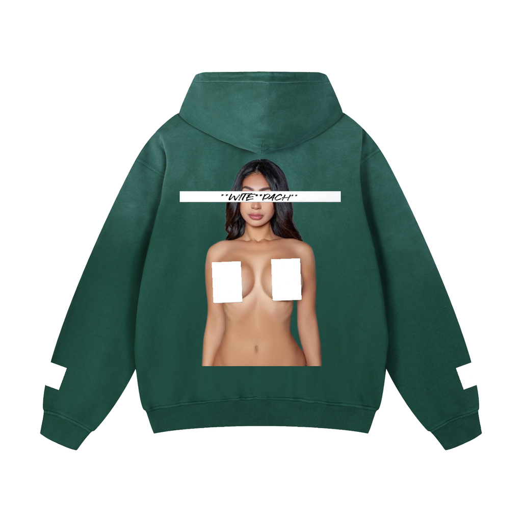 WiTEPACH Heavyweight Sunfade Oversized Hoodie