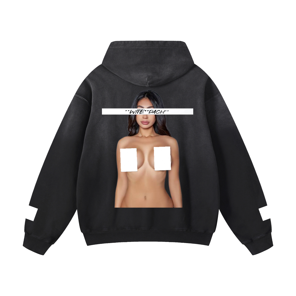 WiTEPACH Heavyweight Sunfade Oversized Hoodie