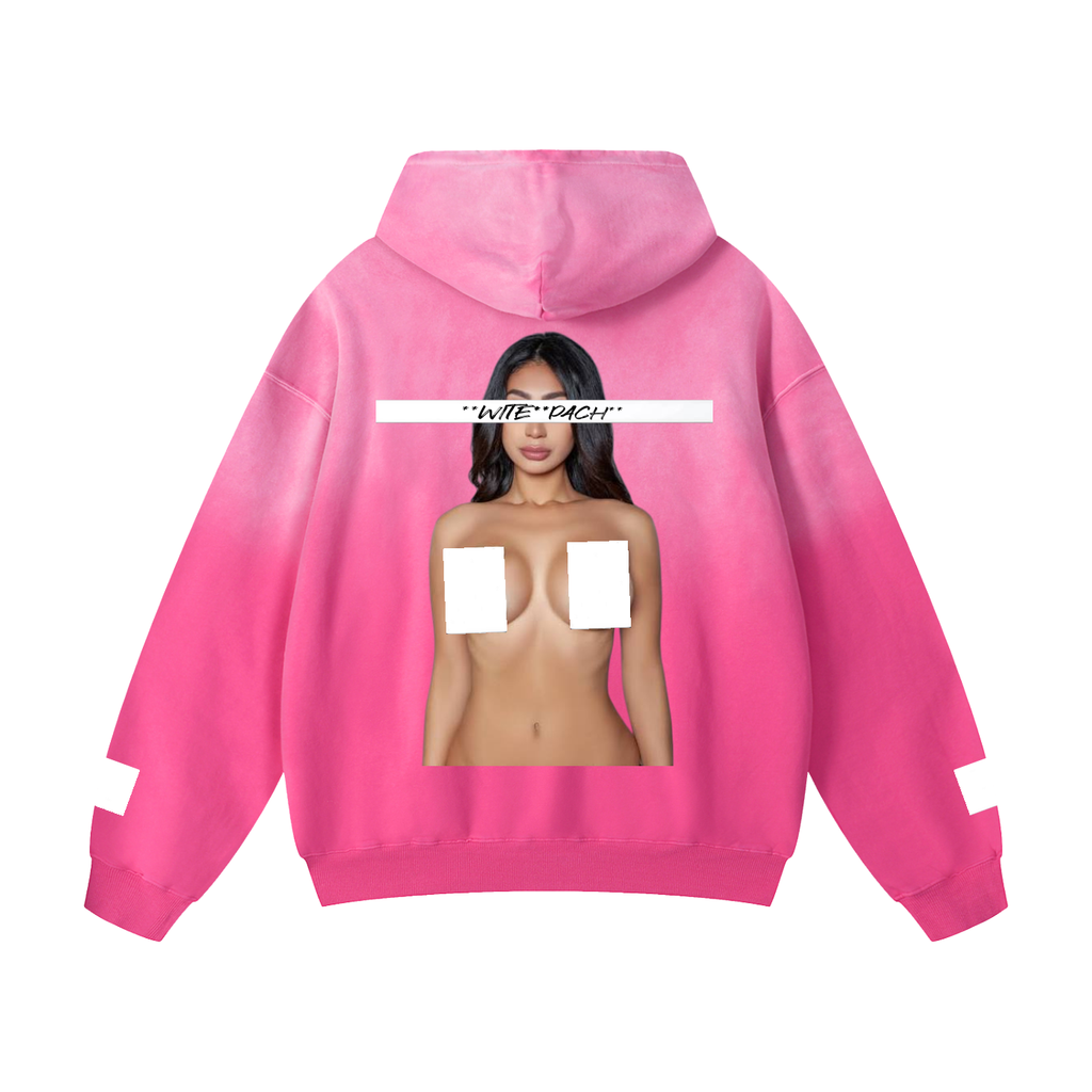WiTEPACH Heavyweight Sunfade Oversized Hoodie